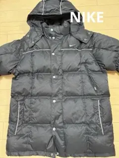 Nike フード付きダウンジャケット L BLACK黒