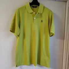 『美品』Munsingwear ライムグリーン ポロシャツ LL