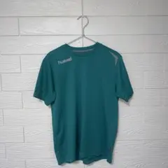 hummel JASPO Tシャツ Lサイズ ティール トレーニング ランニング
