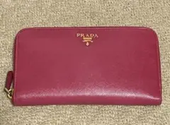 PRADA プラダ 長財布 サフィアーノ メタル ラウンドファスナー