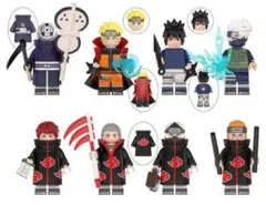 新品LEGOレゴ互換　ナルト　NARUTO1　8体ミニフィグ人形セット