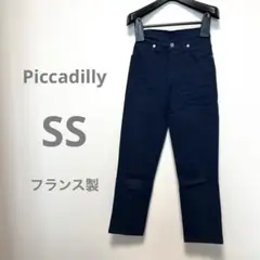 ピカデリー　パンツ【SS】ネイビー紺　スキニーパンツ 高めのウエスト　フランス製