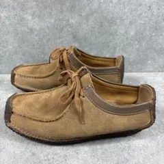 クラークス 23.5ナタリー スエード ブラウン 美品