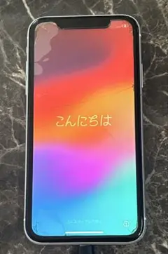 iPhone XR ホワイト 本体 simロックあり imi確認済み