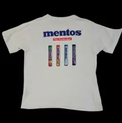 Mentos ロゴ Tシャツ ホワイト 160cm メントス