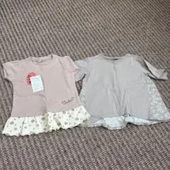 Grin Lab ズーミック　西松屋　半袖Tシャツ　7分袖 2枚セット