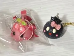 東京原宿限定✨ つけま ほっぺちゃん 可愛いキャラクターチャーム 黒ほっぺ付き