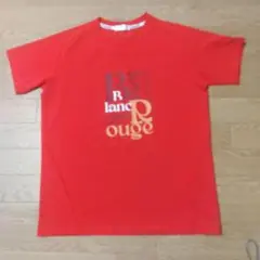 ルコック朱赤 グラフィックプリント Tシャツ
