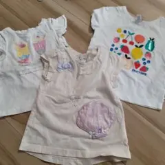Tシャツまとめうり3枚any FAM. Okaidi. 90cm