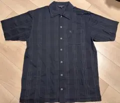 BURBERRY GOLF チェック柄ポロシャツ Lサイズ ブラック