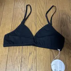 ラストPeopleTreeオーガニックコットン ブラック三角ブラサイズM
