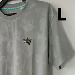 レディース　トムとジェリー　Tシャツ　L　半袖　グレー