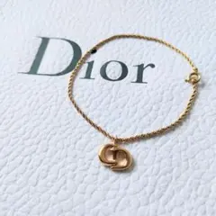 Christian Dior ブレスレット CDロゴ 刻印 アンティーク