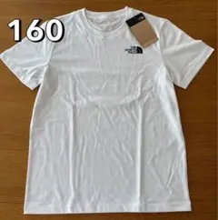 新品 ノースフェイス キッズ 160 半袖Tシャツ ホワイト レディース 正規品