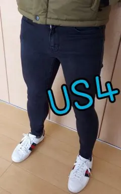 ⭐アメリカンイーグル　ジェギング　USサイズ ４　大人気　黒⭐