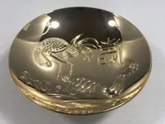 ✨24K-GP 金杯 縁起物 鶴亀柄