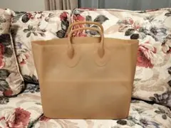 フルラ ベージュ ラバートートバッグ