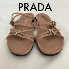 PRADA プラダ サンダル 23.5㎝ ピンク