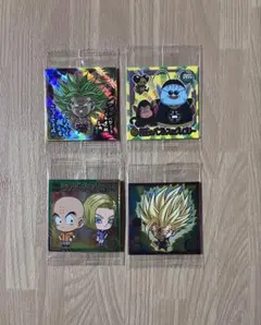 ドラゴンボール 超戦士シール ウエハース 超10-26 ブロリー GR 等4枚