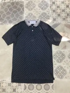 TAISHI NOBUKUNI★黒ドットポロシャツ