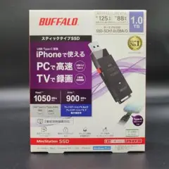(新品未使用)外付けSSD 1TB USB3.2 ポータブルSSD バッファロー