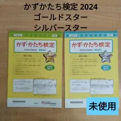 かずかたち検定 ゴールド&シルバー 未使用