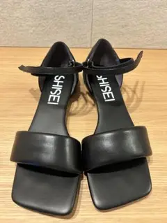 SHISEI MM PADDED SANDALS / BLACK 23.5
