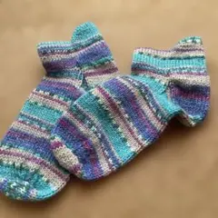 ハンドメイド　靴下