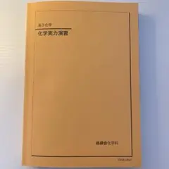 鉄緑会 高3化学実力演習【8/3まで期間限定販売】