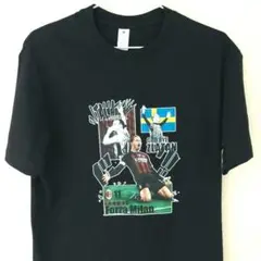 【新品美品】ACミラン イブラヒモビッチ 優勝記念Tシャツ 黒 Lサイズ