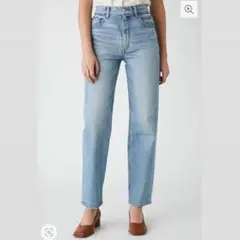 moussy プレーンジーンズストレート ライトブルー