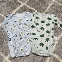 UNIQLO 長袖 ボディスーツ ロンパース 90 ミッフィー