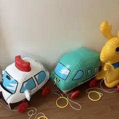 おさんぽカー　新幹線　はやぶさ　お祭り　景品　お散歩コロコロ　パトカー　トナカイ