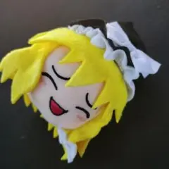 東方project　霧雨魔理沙　ぬいぐるみバッジ