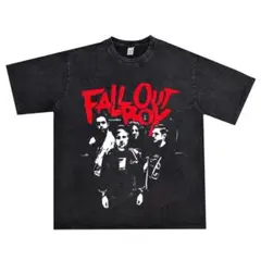 Fall out boy ヴィンテージ加工 Tシャツ バンドTシャツ 半袖 L