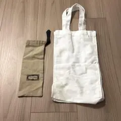 【GUCCI】オンライン購入限定＊コットントート＊リネン 巾着バッグ ベージュ