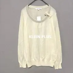 KLEIN PLUS＋/タグ付き未使用品/長袖 リボンニット セーター/2576