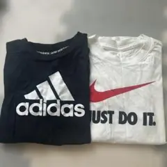adidasとNikeのTシャツ2枚セット