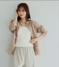 coca コカ　シャーリングキャミソール