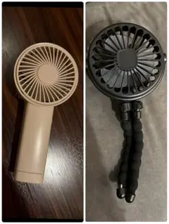 【２個セット】扇風機 ハンディーファン ミニファン