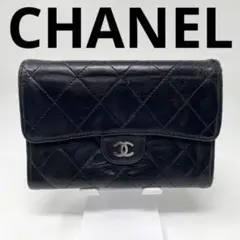 CHANEL シャネル カードコインケース ココマーク マトラッセ シール付き☆
