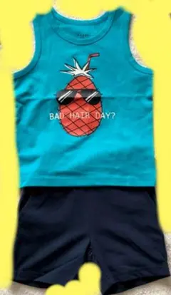 新品未使用 Tシャツ タンクトップ　ベビー　キッズ　 セットアップ　パイナップル