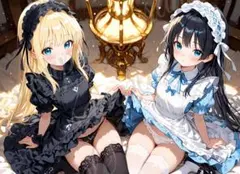 b505 美少女 かわいい イラスト 下着 コスプレ セクシー A4ポスター