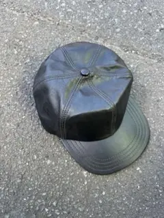 vintage leather cap