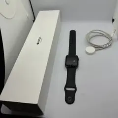 【格安】AppleWatchSeries3 42mmスペースグレイアルミニウム