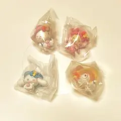 おジャ魔女どれみ×サンリオ スペシャルコラボマスコット ガチャガチャ　4種