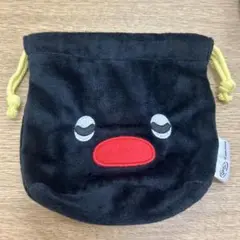Pingu ピングー フェイス巾着　ピングー　目閉じ