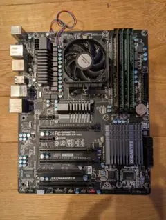 マザーボード、CPU、メモリ3点セット 動作品