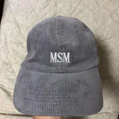 MISAMOキャップグレー MSM刺繍