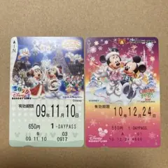 ディズニーフリーきっぷ　クリスマス